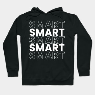 Smart repetitive typography design Hoodie